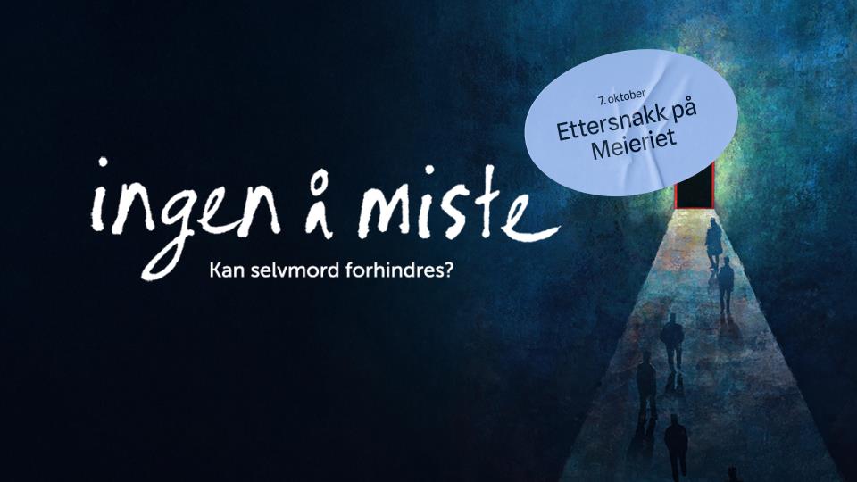 Lenke til artikkel: Fagdag: «Ingen å miste» – sammen om selvmordsforebygging